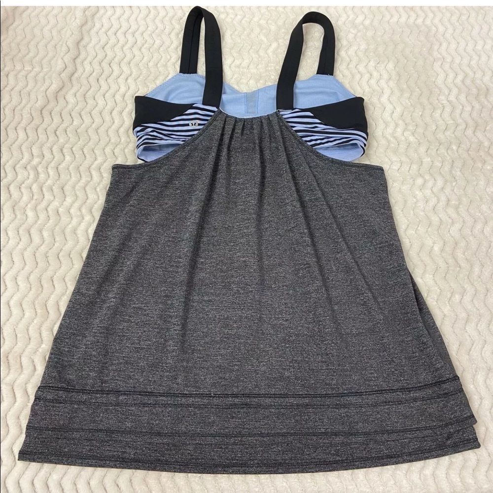 Lululemon Tank Top With Sports Bra Attached Size 8